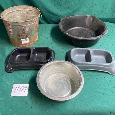 Bowls and Pail