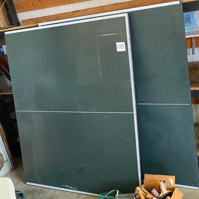 Ping Pong Table Top with Paddles