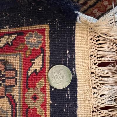 473 Large Vintage Persian Tabriz Hand knotted Rug 8'4" x 11'1"