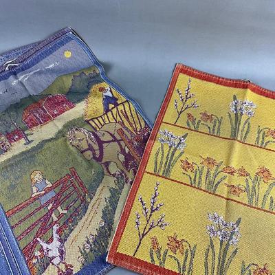 512 Large lot of EKLUND Linen Kitchen Towels