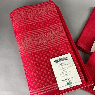 514 New Set of LJUS Birgilta Liedgren 100% Linen Table Cloths