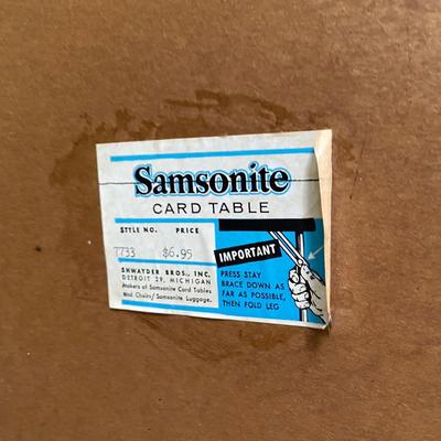 Samsonite Table and Chairs