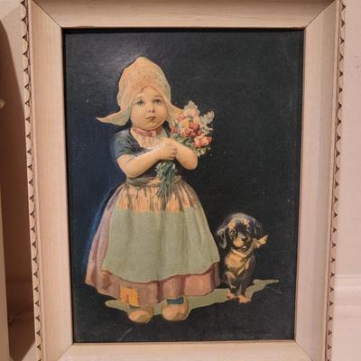 Vintage Dutch Boy and Girl, Wall Art