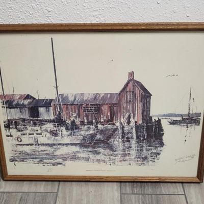 2 John Gromosiak prints, signed, dated, and numbered