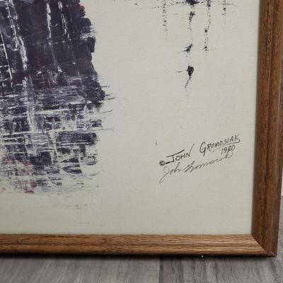 2 John Gromosiak prints, signed, dated, and numbered