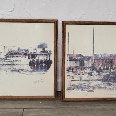 2 John Gromosiak prints, signed, dated, and numbered