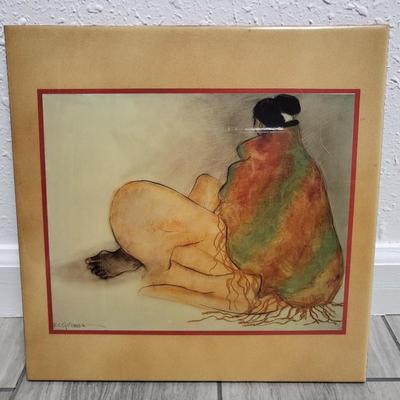 2 Vintage (1970s) RC Gorman Ceramic Tiles