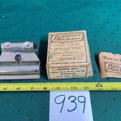 Vintage Berchman’s Skate Sharpener