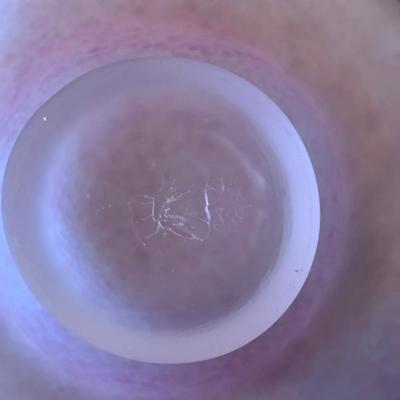 Murano pink art glass centerpiece bowl