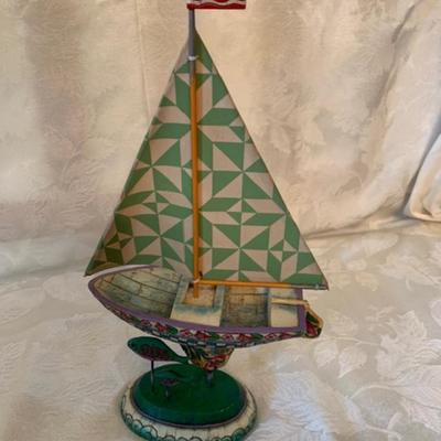 Jim Shore Shorelights sailboat
