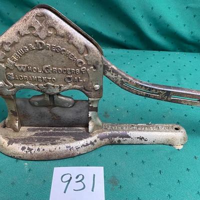 Antique Tobacco Cutter
