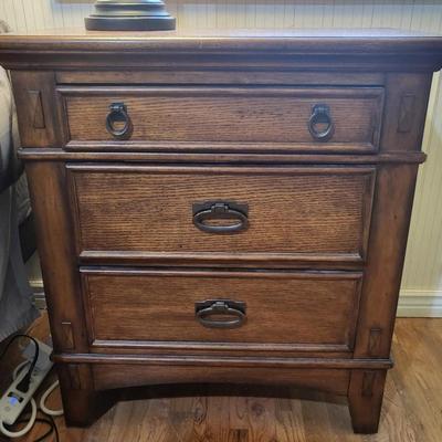 Pair (2) of Matching Wood Nightstands