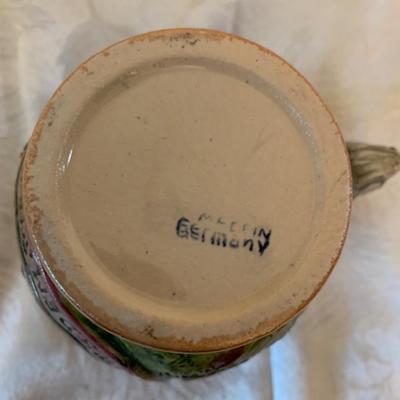 Vintage Majolica German beer mug/stein