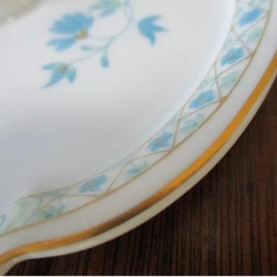 Vintage Haviland Limoges porcelain gold trimmed candle holder