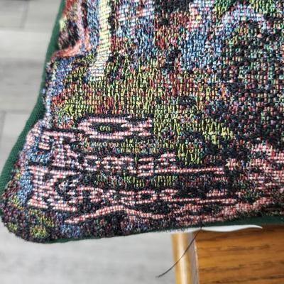 Matching Thomas Kinkade Pillow and Throw
