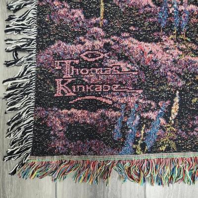 Matching Thomas Kinkade Pillow and Throw