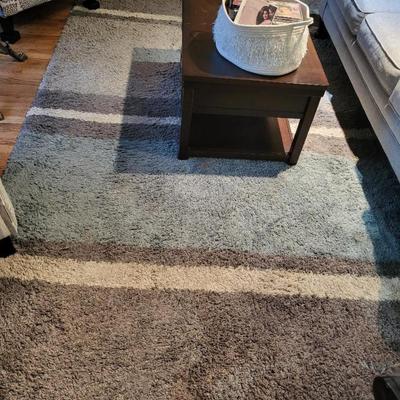 Modern Striped Area Rug