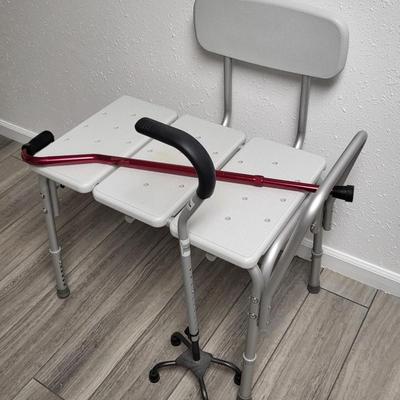 Medical Lot includes plastic seat and 2 canes
