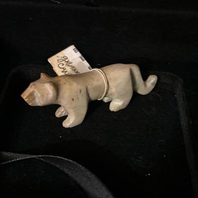 Lot 118 - Small Stone Panther Figurine