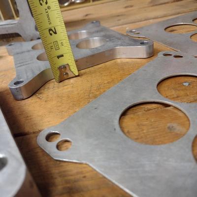 Aluminum Cast Automobile Manifold Spacers Various Sizes