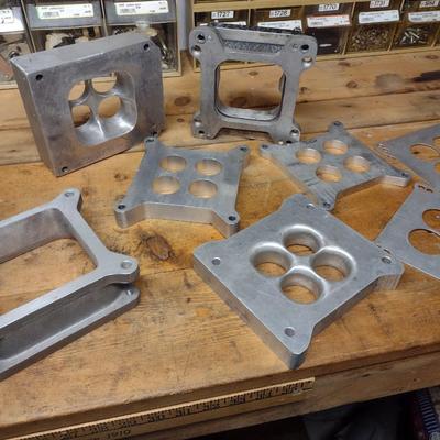 Aluminum Cast Automobile Manifold Spacers Various Sizes