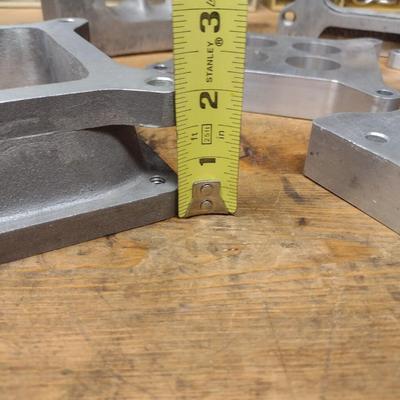 Aluminum Cast Automobile Manifold Spacers Various Sizes