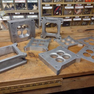 Aluminum Cast Automobile Manifold Spacers Various Sizes