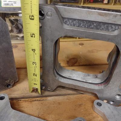 Aluminum Cast Automobile Manifold Spacers Various Sizes