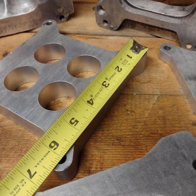 Aluminum Cast Automobile Manifold Spacers Various Sizes