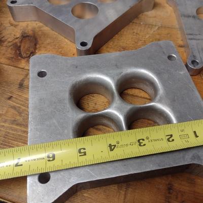 Aluminum Cast Automobile Manifold Spacers Various Sizes