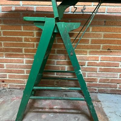 Vintage Ironing Board, Step Stool, Chair Combo