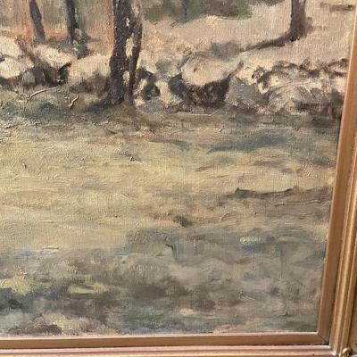 Charles E. Buckler Oil Painting "The North Meadow" (BD-MG)