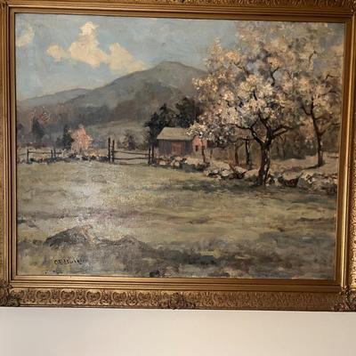 Charles E. Buckler Oil Painting "The North Meadow" (BD-MG)
