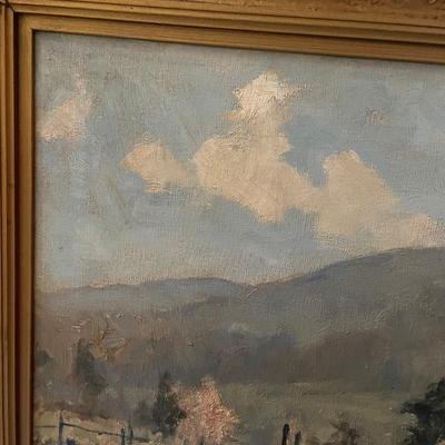 Charles E. Buckler Oil Painting "The North Meadow" (BD-MG)