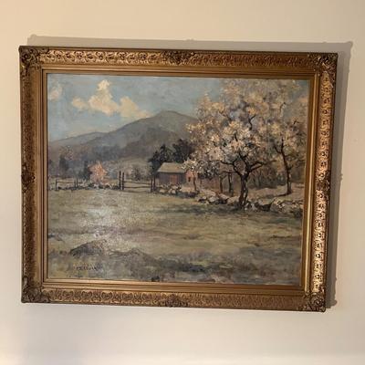 Charles E. Buckler Oil Painting "The North Meadow" (BD-MG)