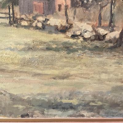 Charles E. Buckler Oil Painting "The North Meadow" (BD-MG)