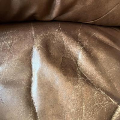 Hancock & Moore Reclining Leather Chair & Ottoman (BD-MG)