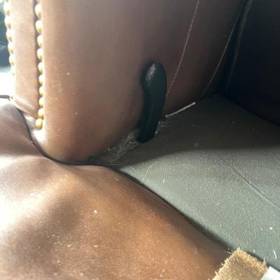 Hancock & Moore Reclining Leather Chair & Ottoman (BD-MG)