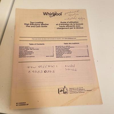 Whirlpool Top-Loading High Efficiency Washer (L-SS)
