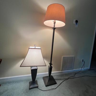 Matching Metal Floor & Table Lamp (BD-MG)