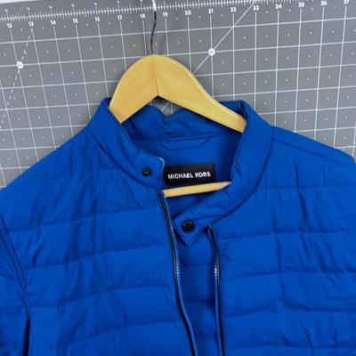 Michael Kors Blue Puffer Jacket