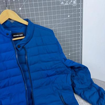 Michael Kors Blue Puffer Jacket