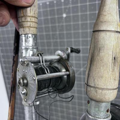 Grouping of Vintage Fishing Poles 