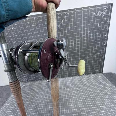 2 Deep Sea of Surf Casting Poles with Reels 
