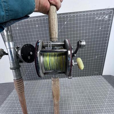 2 Deep Sea of Surf Casting Poles with Reels 