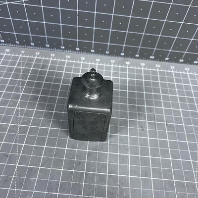 Antique Pewter/ Zinc Jar Maybe Dated 1817 