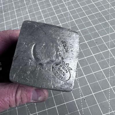 Antique Pewter/ Zinc Jar Maybe Dated 1817 