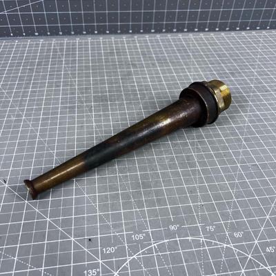 Antique Brass Hose Nozzle