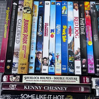 Tray of DVD's Many Children's Movies