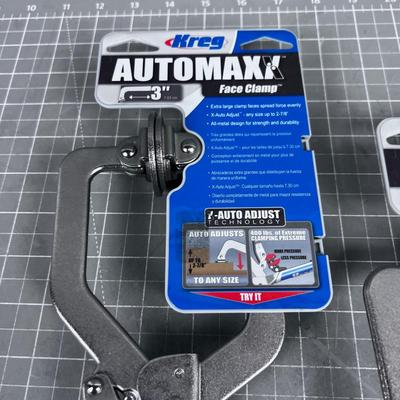 Kreg Automax 3" Face Clamps NEW 